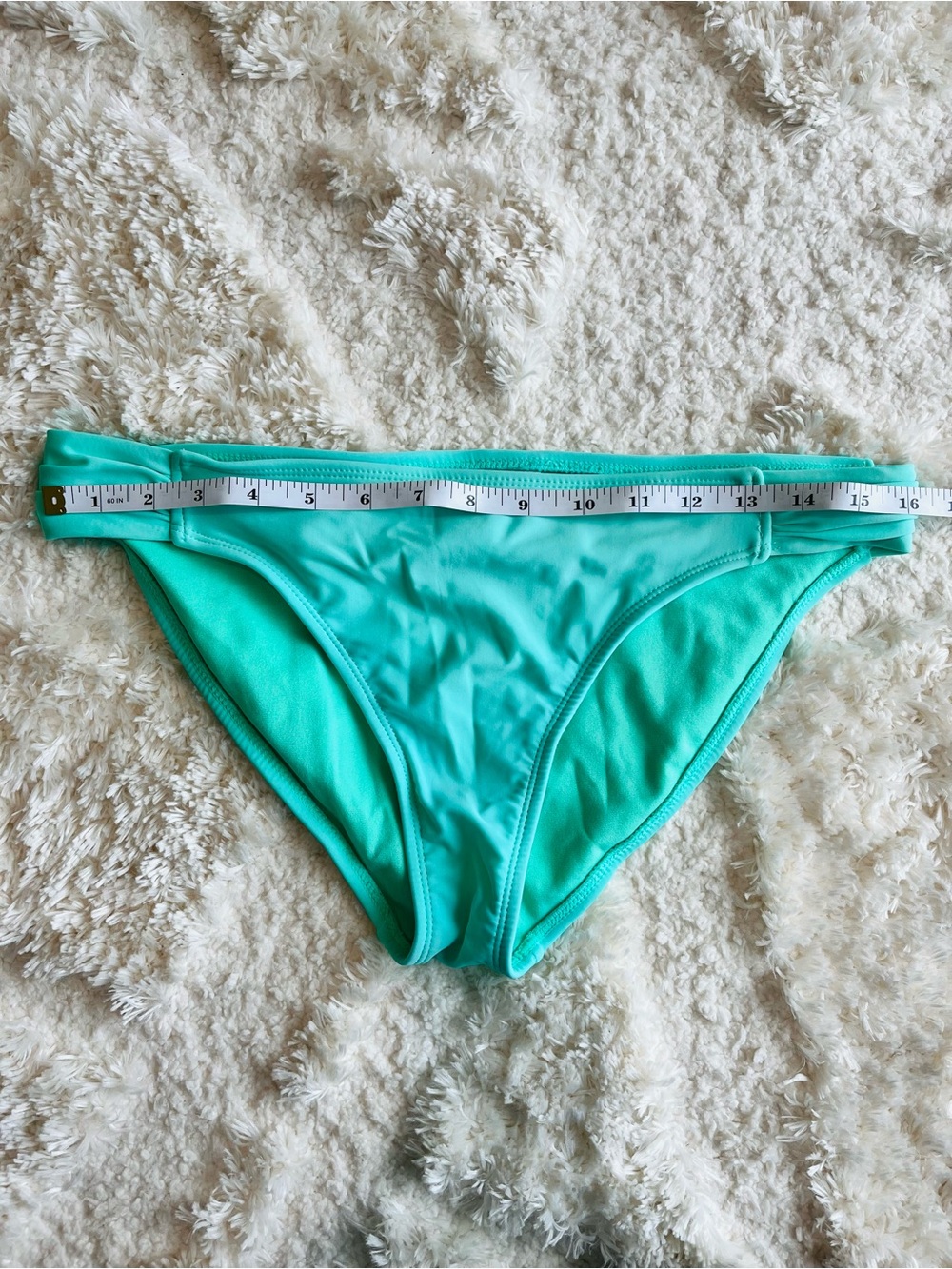 Turquoise Bikini with Pink & Blue Patterned Top - Picture 5 of 8